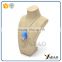 Professional factory export colorful leather jewelry bust with various sizes