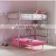 White painted bedstead in country style luxury furniture bed room for girl