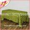 Newest hot sale elegant satin rosette banquet table cloth for wedding wholesale