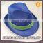 High Quality Man Fedora Hat With Ribbon Decoration Fashion Straw Hats