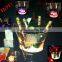 Rechargeable Led Illuminated Ice Bucket, Flashing Ice Bucket for Party