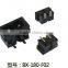 IEC C8 2 pins AC power socket industrial inlet socket, power connector 2.5A