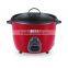 Hot-selling Electrical Appliance red color drum rice cooker with steaming basket