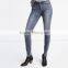 China Jeans al Por Mayor Rise Woman Skinny Jeans in Shaw Wash