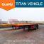 flatbed with side wall semi trailer , 3 axle for sale