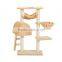 PawHut 100 cm Deep Cream Cat Tree Scratching Activity Center