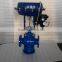 stainless steel flange steam liner regulating valve with pneumatic