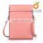 New pattern mini cross body bag long strip cell phone metal shoulder bag