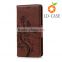 OEM logo printed genuine leather smartphone case for samsung galaxy note 7
