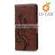 OEM logo printed genuine leather smartphone case for samsung galaxy note 7