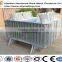 hot dipped galvanized metal crowded control barrier temporary fence
