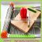 Grade Collapsible Kitchen dish drainer rack Fruit Vegetable Dish Drying Rack