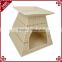 S&D eco-friendly natural water hyacinth pet basket cat house,dog bed