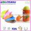 customized hat shape tin can bottle silicone lid