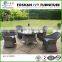 Anti-rust aluminium furniture hotel restaurant cafe outdoor dinning set