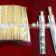 Japanese disposable natural twin tensoge round bamboo chopsticks with paper slceve wrapped with PE with LOGO food grad