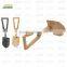 steel khaki shovel