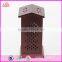 2017 Wholesale cheap flat roof wooden incense holder for sale W02A260