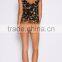 new floral design allover embroidery fancy tops woman summer sleeveless sexy tops