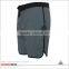 Custom logo grey board shorts with black binding cheap mens beachwear
