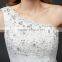 MGOO Custom Made One Shoulder White Beaded Magic Dress Company Ballgown Bridal Party Dress New Style