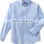 Men's floral print casual shirt with blue attached inside collar and cuff
