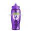 USA Made 27 oz Transparent Sports Bottle With Push And Pull Cap - BPA/BPS-free, FDA compliant and comes with your logo