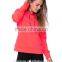 Women long raglan sleeves freece hoodie wholesale female plain black hoodie