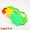 Food Grade Delicious Fruit Feeding Silicone Finger Teether Baby Pacifier Ring