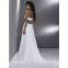 Strapless chiffon material bridal wedding garment custom made