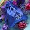 Hot Sale Fashion Custom Gift Drawstring Satin Pouches with Logo Printed