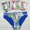 outsanding blue poeny cotton brief panties/yje wholesale plus size sexy cotton breathable underwea panties/mulit color