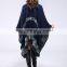 Europe And Winter Thickening Warm Shawl Cloak Coat Ladies Scarf