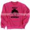 wholesale screen printing shirt/customise brand sweatshirt/high quality sweatshirt OEM service