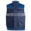 Men's 100% polyester padding fleece lining work vest warmer