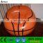 PVC inflatable round basketball printed arm sofa arm chair for adults and kids