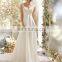 Sexy V-neck Long Trail Bride Dress High-end Custom Plus Size Fashion Slim Wedding Dress