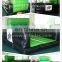 Green and Black Chair Type Inflatable Gymnastics Air Track Mat