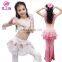 ET-130 Hot sale high milk silk sexy children kids practice belly dance costume including top and pant