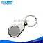 Custom design metal keyring sublimation blank keychain