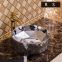 Wholesale chinese chaozhou bathroom countertop luxury modern new design competitve price golden ceramic round washbasin