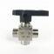 high pressure three ball valve