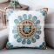European Design Decorative Hand Embroidery Design Throw Flowers Pillow Cushion Cover