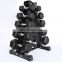 Gym Equipment Weight Lifting Gym Dumbbells Rubber Coated Hexagon Dumbbell Weights Dumbbells