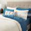 Korean Luxury Soft Turkey Italian Customized Logo Teal Green Bedroom Comforter Bed Sheet Bedding Set In Bulk
