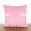 Amazon Best Seller Pink Ins Soft Velvet Wrinkle Throw Pillow Cushion For Home