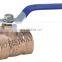 BWVA T Type L Type NPT Brass 3 Way Ball Valve