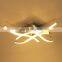 LED ceiling light three or four prong wave living room lamp bifurcation shaped chandelier ceiling lamp bedroom lamp