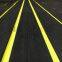 NEKEKE Black + Yellow Stripe EVA Foam Sheet Deck Pad Cheap outdoor decking