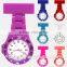 Round face rubber fob nurse watch with multiple colors, pin nurse watch, plastic nurse watch                        
                                                Quality Choice